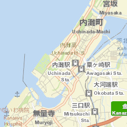 Kanazawa Street Map