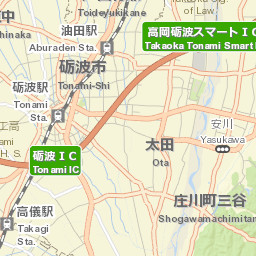 Tonami Shi Street Map