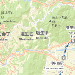 Nagano Shi Street Map