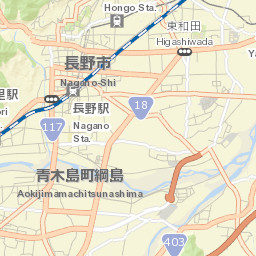 Nagano Street Map