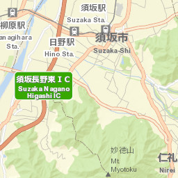 Suzaka Street Map