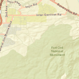 East Garrison California Street Map