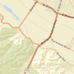 Old Hilltown California Street Map