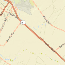 Spence California Street Map