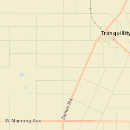 Tranquillity California Street Map