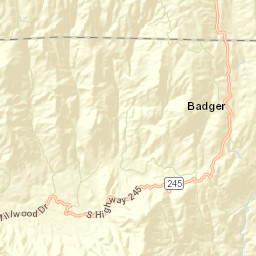 Badger California Street Map