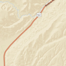 Tsegi Arizona Street Map