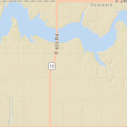 25001-25499 South 655 Road, Grove, OK Street Map