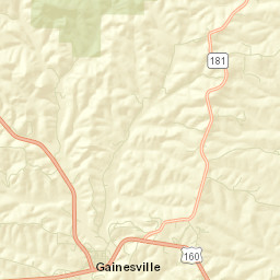 Ozark County Street Map