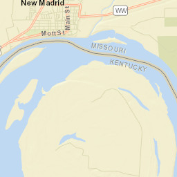 New Madrid Street Map