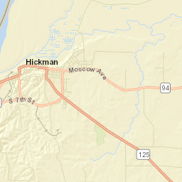 Hickman Street Map