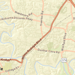 Wingate Tennessee Street Map
