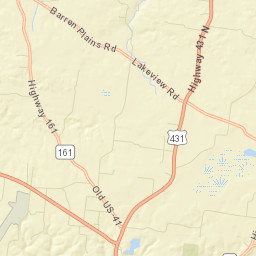 Mount Denson Tennessee Street Map