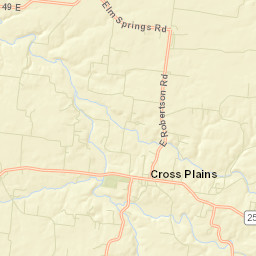 Cross Plains Tennessee Street Map