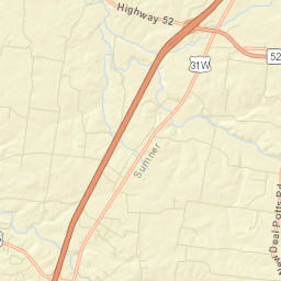 Reubensville Tennessee Street Map
