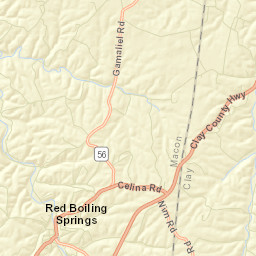 Walnut Shade Tennessee Street Map