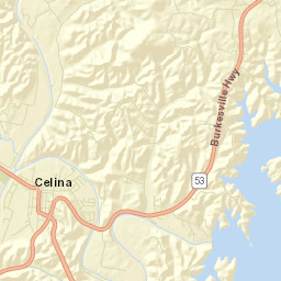 Shanky Branch Tennessee Street Map