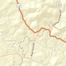 Travisville Tennessee Street Map