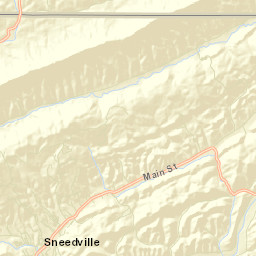 Vardy Tennessee Street Map