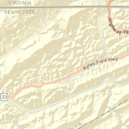 Rock Hill Tennessee Street Map