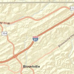 Maple Hill Tennessee Street Map
