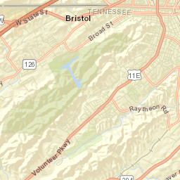 Tennessee Hills Tennessee Street Map