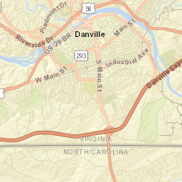 City of Danville Street Map