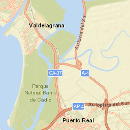 Puerto Real Street Map