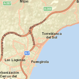 Benalmádena Street Map