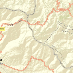 Tizi Gheniff Street Map