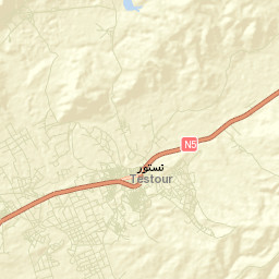 Testour Street Map