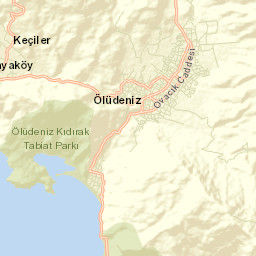 Ölüdeniz Street Map