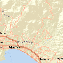 Alanya Street Map