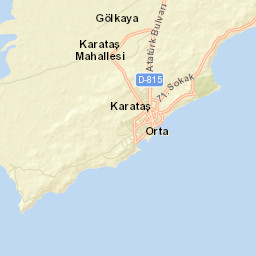 Karataş Street Map