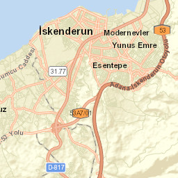 İskenderun Street Map