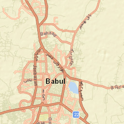 Babol Street Map