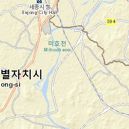 Sejong Street Map