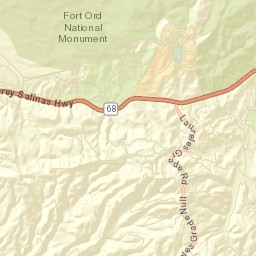Corral de Tierra California Street Map