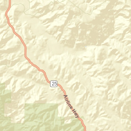 Pinnacles California Street Map