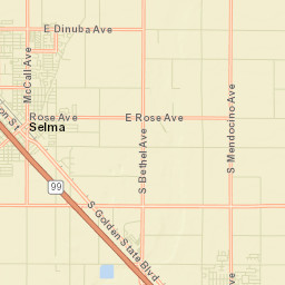 Wineland California Street Map