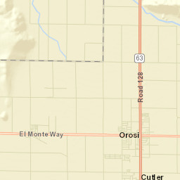 Sultana California Street Map