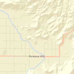 East Orosi California Street Map