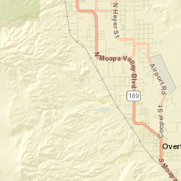 Moapa Valley Street Map