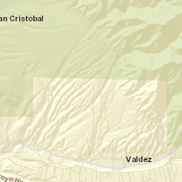 Taos County Street Map