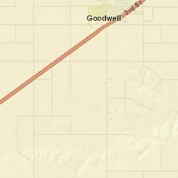 Goodwell Street Map