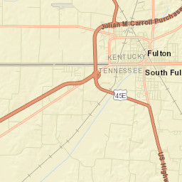 4703 Pamela Circle, South Fulton, TN 38257 Street Map