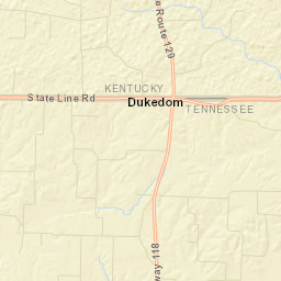 Dukedom Tennessee Street Map