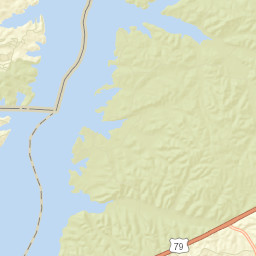 Fort Henry Tennessee Street Map