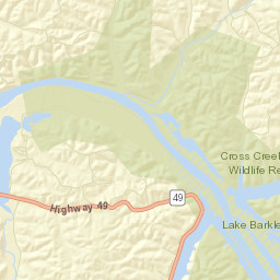 Bear Spring Tennessee Street Map