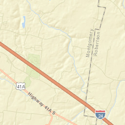 Stroudville Tennessee Street Map